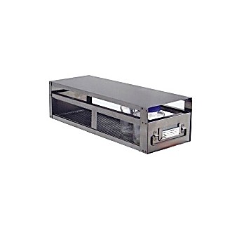 Upright Freezer Drawer Rack for Storage Bottles ó 4 3/16" H, 1 Drawer with 15 x 4 1/2" area, 16 1/2 x 4 1/2 x 5 1/2" (L x H x W)
