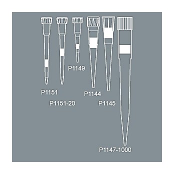 Aerosol Filter Tips for Eppendorf® Pipettes, For Epp. 2.5µl Ultramicro 2.5µl, Qty: 960 (10 racks of 96)