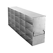 Upright Freezer Rack for 3" Boxes, 5 x 4 Capacity 20 boxes, 26 3/4 x 12 5/8 x 5 1/2" (L x H x W)