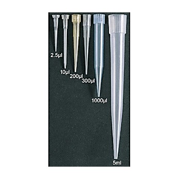 Tips for Eppendorf® Pipettes, 2.5µl natural, 10 racks of 96, Qty: 960