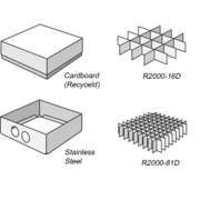 Standard Freezer Boxes, Boxes, Stainless, Height: 3 inch