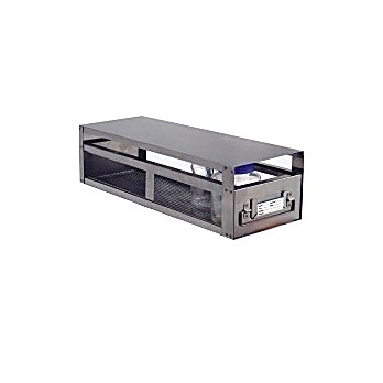 Upright Freezer Drawer Rack for Storage Bottles ó 4 13/16" H, 1 Drawer with 15 x 4 1/2" area, 16 1/2 x 4 15/16 x 5 1/2" (L x H x W)