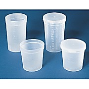 5oz Graduated Urine Collection Container with Snap Cap Non-Sterile