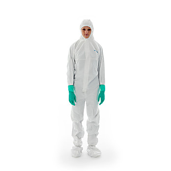 BioClean™ Coveralls with Hood & Integrated Boots