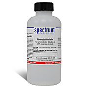 Phenolphthalein, 1 Percent (w/v) Indicator Solution in 95 Percent Isopropyl Alcohol