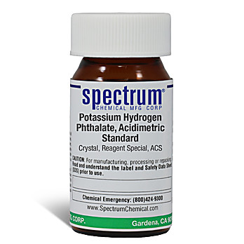 Potassium Hydrogen Phthalate, Acidimetric Standard, Crystal, Reagent Special, ACS