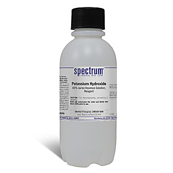 Potassium Hydroxide, 45 Percent (w/w) Aqueous Solution, Reagent