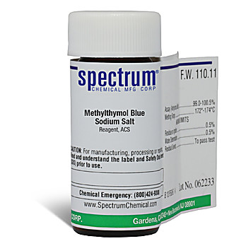 Methylthymol Blue Sodium Salt, Reagent, ACS