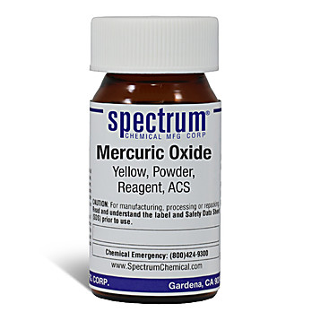 Mercuric Oxide, Yellow, Powder, Reagent, ACS