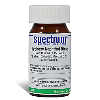 Hydroxy Naphthol Blue, Solid Dilution (1:133 with Sodium Chloride), Reagent