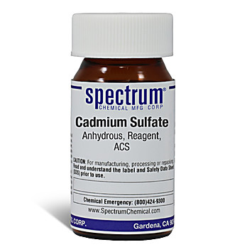 Cadmium Sulfate, Anhydrous, Reagent, ACS