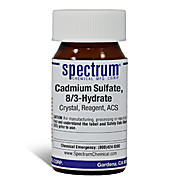 Cadmium Sulfate, 8/3-Hydrate, Crystal, Reagent, ACS