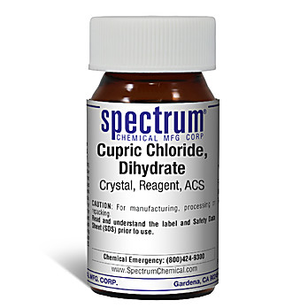Cupric Chloride, Dihydrate, Crystal, Reagent, ACS
