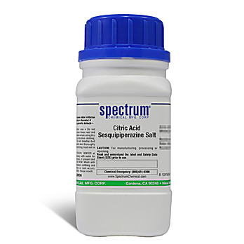 Citric Acid Sesquipiperazine Salt