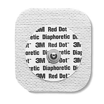 3M™ Red Dot™ Diaphoretic Soft Cloth Monitoring Electrodes