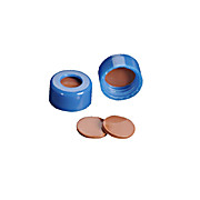 MicroLiter 9mm Screwthread  Autosampler Vial Caps with FEP/Natural Rubber Septa