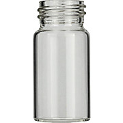 JIUWU 20ml (0.6 oz) Clear Glass Vials Liquid Sample Glass Bottles Screwcap Lab Capacity Container Pack of 20