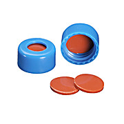 MicroLiter 9mm Screwthread  Autosampler Vial Caps with ETFE/Silicone Septa