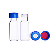 MicroLiter 9mm Screwthread Autosampler Vial, Cap, and Septa Assembled Kits with PTFE/Silicone Septa