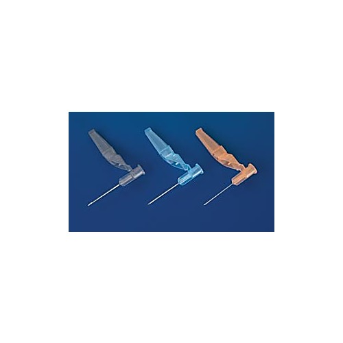 Smiths Medical Needle-Pro Edge Hypodermic Safety Needles - Needle-Pro Edge Hypodermic Safety Needle, Orange, 25g x 1 - 402510 - 100 Each / Box