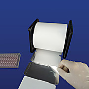 PlateSeal™ QuickApply™ Dispenser with Pre-Scored Chemical Resistant Foil