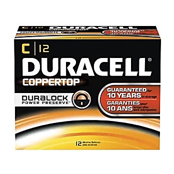 Duracell® Coppertop® Alkaline Battery With Duralock Power Preserve™ Technology
