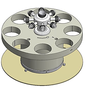 8 Position Turntable for High Pressure 100 mL (100 Bar) Digestion Vessels (Turntable Only)