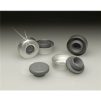 Cap and Butyl Rubber Stopper Septa for Headspace Vials