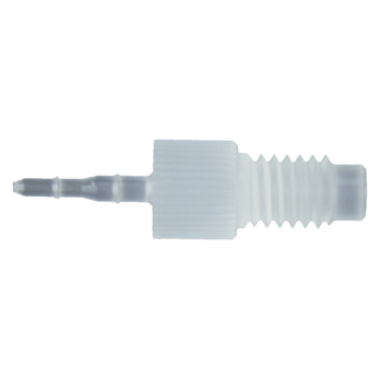 Male Barb CTFE Fitting for Peripump Union for NexION 2000/1000