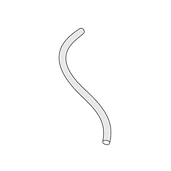 Silicone Tubing for FIAS-200, Inner Diameter: 5mm, Length: 1m, No Fittings