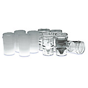 SKS Science Products - Sample Containers, Clear Polystyrene Disposable Sample  Cups