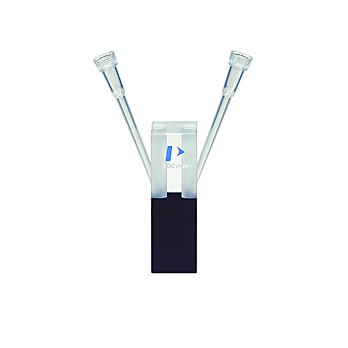Spectroscopy Cell, Ultra-Micro with Pipette Tips, Quartz SUPRASIL, Light Path: 5.0mm