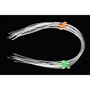 Flared end orange/green Peristaltic Pump Tubing, Tygon, 2-stop, .38 mm