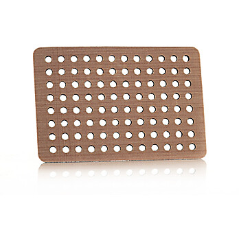 Pierce Plate, metal block with 96 pins, suitable for piercing every well of a heat or adhesive sealed 96 well plate, 1 plate 
