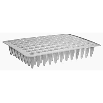 96 Well Clear, Flat Top PCR Microplates