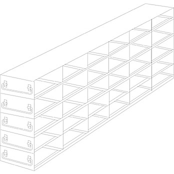 Upright Freezer Drawer Racks for 96-Well & 384-Well Microtiter Plates