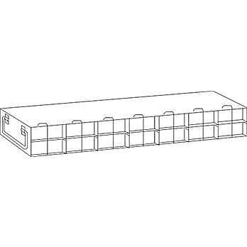 Upright Stainless Steel Freezer Rack for SBS/ANSI Footprint Tube Racks