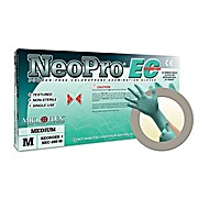 NeoPro® EC Chloroprene Powder Free Examination Gloves, Green, Extended Cuff