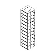 Vertical Racks for Chest Freezer & Liquid Nitrogen Tanks (for FluidX 96-Format Rack)