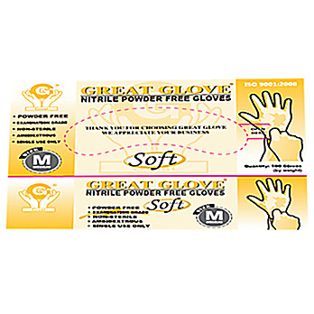 GREAT GLOVE® Soft Nitrile Powder-Free Gloves