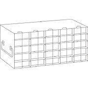 Upright Freezer Drawer Racks for FluidX 96-Format Racks for Tube with Protective Jacket with Low Cover