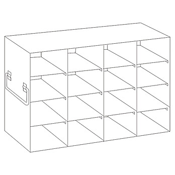 Regular Upright Freezer Racks (for Standard 3.75" High Boxes