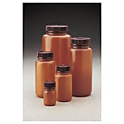 Wide Mouth Translucent Amber HDPE Packaging Bottles