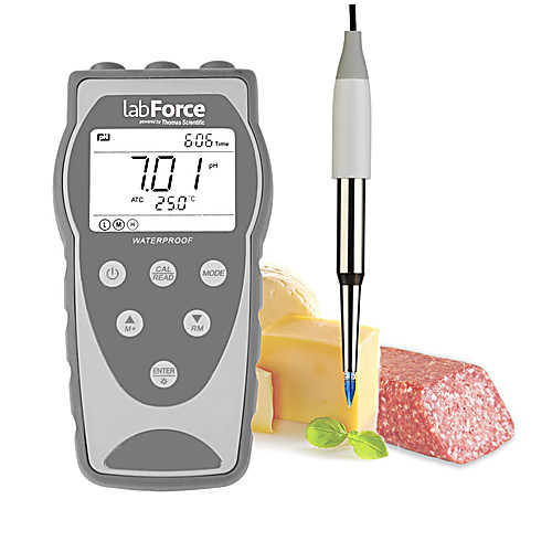 pH-mètre portatif pour le fromage avec une électrode (FC242D