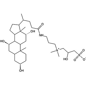 CHAPSO (3-(3-Cholamidopropyl)dimethylammonio)-2-hydroxy-1-propanesulfonate)