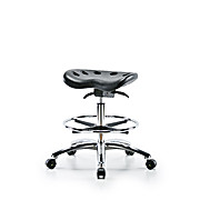 Polyurethane ESD Tractor Sit-Stand Medium Bench Height Stools