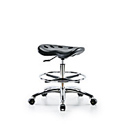 Polyurethane ESD Tractor Medium Bench Height Stools