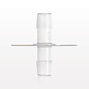 Flange with Flat Plate, Opposable Barbs, Natural