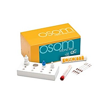 Mono Test CLIA Waived (Whole Blood), Plus Contains 2 Additional Test Sticks For External QC Testing, 25 tests/kit