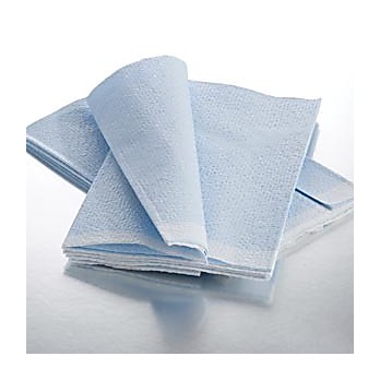 Fanfold Drape Sheets, Tissue/Poly/Tissue